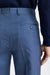 Medium Blue 100% Wool Super 100's Signature Trousers New Deluxe