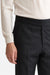 Black 100% Wool Super 100's Gurkha Trousers Galaxy