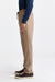 Light Brown 100% Wool Super 100's Drawstring Trousers Flannel & Saxony