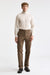 Medium Brown Cotton Signature Trousers Cashmere Cotton
