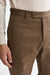 Medium Brown Cotton Signature Trousers Cashmere Cotton