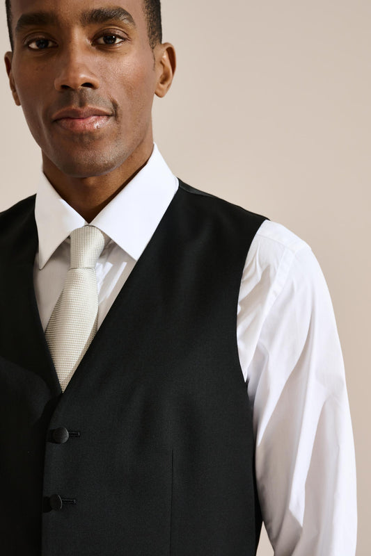 Avon Formal Waistcoat Black - View 2