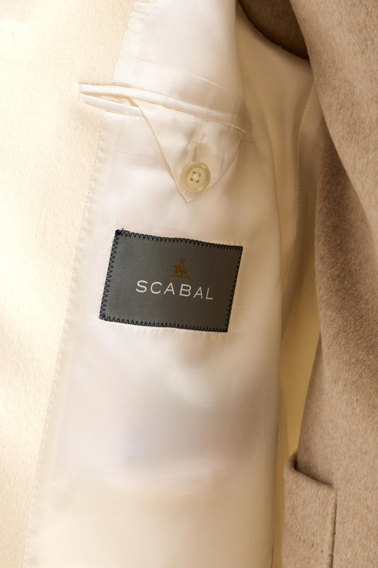 Beige Wool Sheffield Overcoat Zeus - View 3