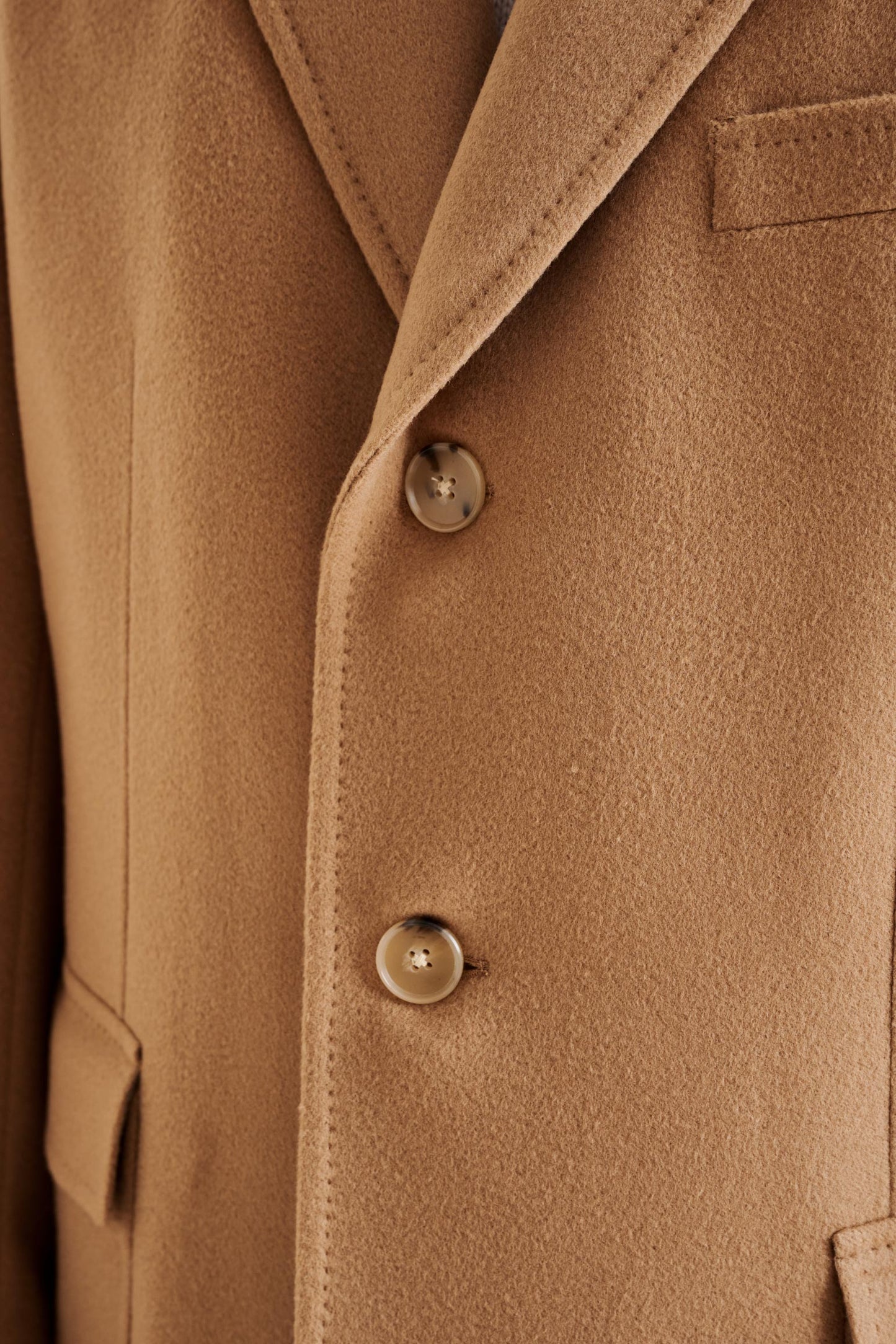 Camel Wool Lincoln Overcoat Zeus - View 4