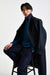 Dark Blue Wool Sheffield Overcoat Zeus - View 9