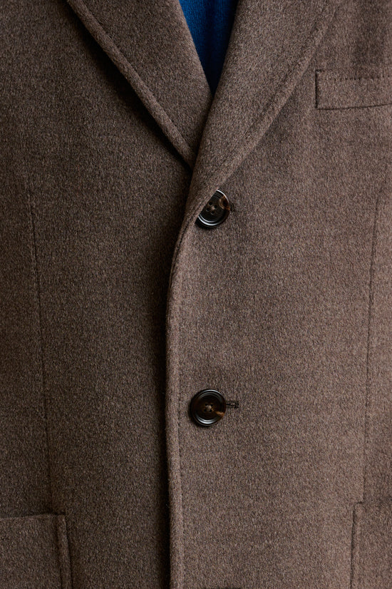 Dark Brown Wool Lincoln Overcoat Zeus - View 4