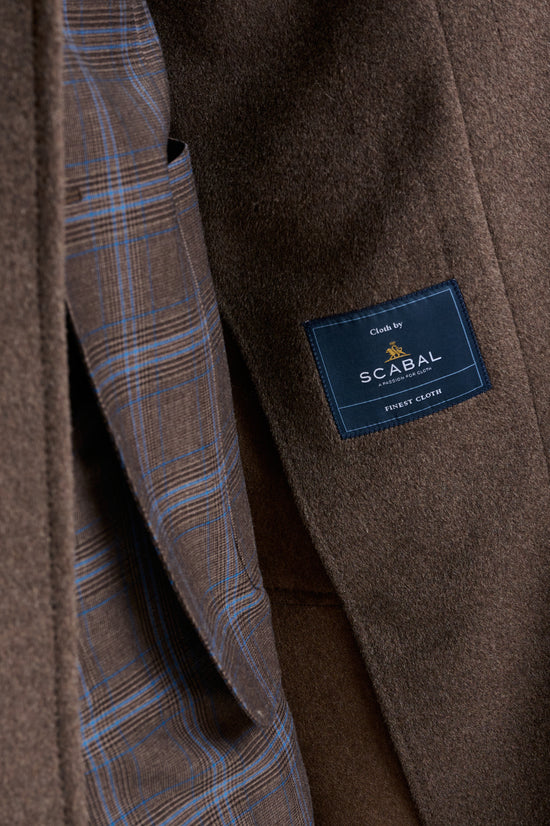Dark Brown Wool Lincoln Overcoat Zeus - View 6