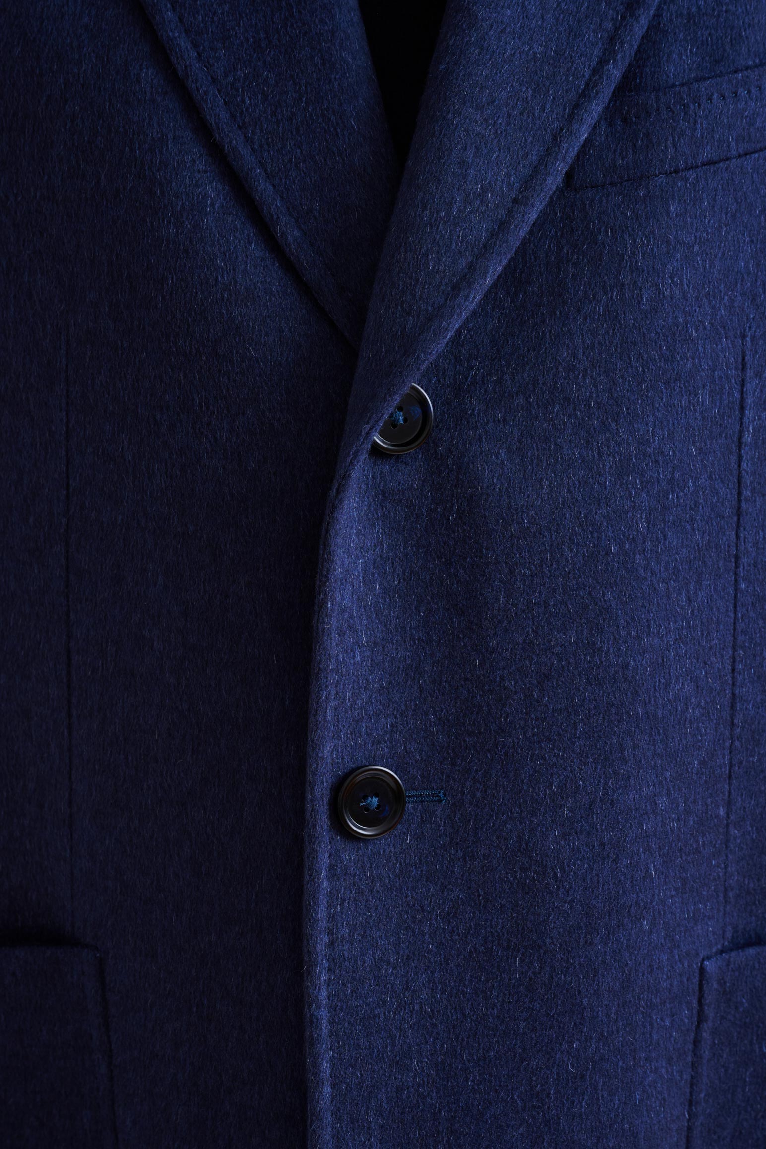 Blue Wool Lincoln Overcoat Zeus - View 4