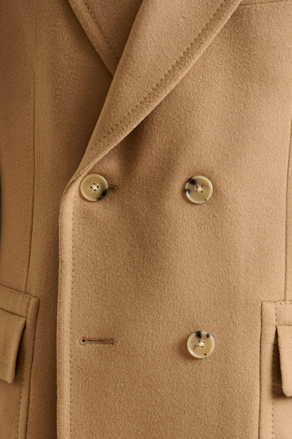 Light Brown 100% Wool Winchester Overcoat Zeus - View 4