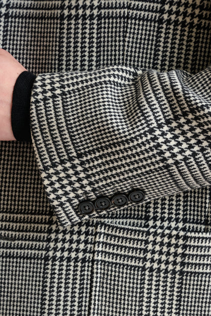 Black Wool & Cashmere Durham Overcoat Zeus - View 5