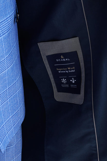 Dark Blue 100% Wool Sheffield Coat - View Four