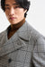 Black & White Wool & Cashmere Sheffield Overcoat Zeus - Image 3