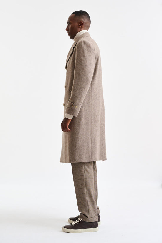 Light Brown Wool Sheffield Overcoat Zeus - Image 5