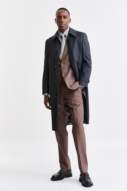 Taupe Sheffield Overcoat Tech Will Image 1