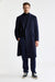 Dark Blue 100% Wool Guildford Overcoat Zeus