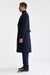 Dark Blue 100% Wool Guildford Overcoat Zeus