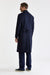 Dark Blue 100% Wool Guildford Overcoat Zeus