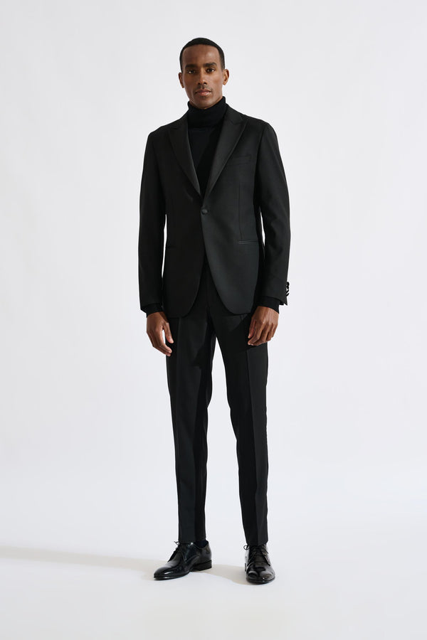 Soho Tuxedo Peak Collar Noir New Deluxe