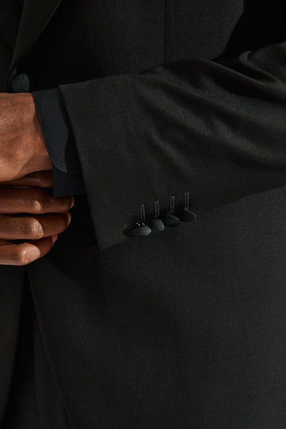 Soho Tuxedo New Deluxe Peak Collar Black - View 4