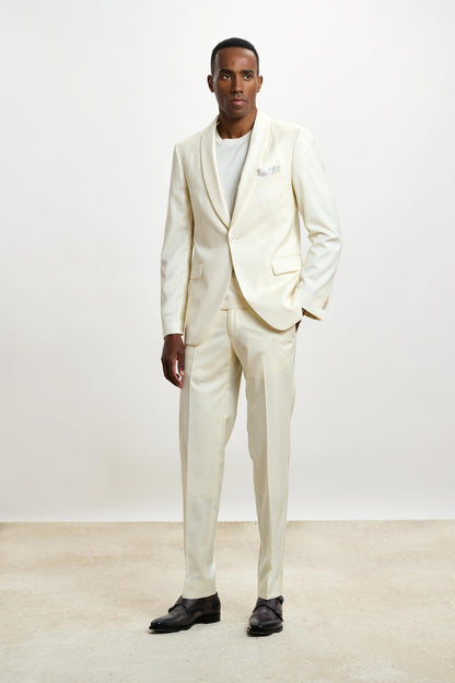 Tuxedo Suit New Deluxe Offwhite - View 1