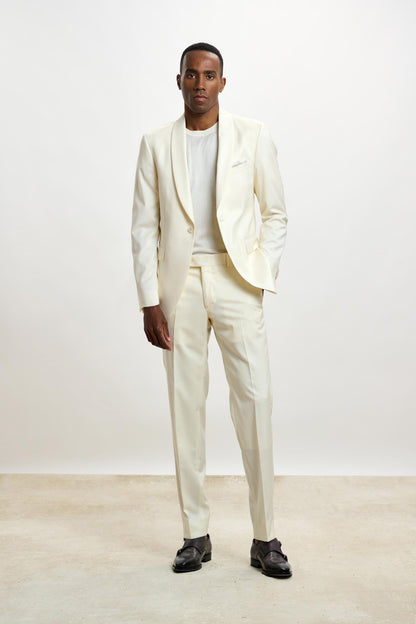 Tuxedo Suit New Deluxe Offwhite - View 10