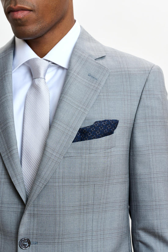 Soho Suit Sleek Light Grey Check - View 9