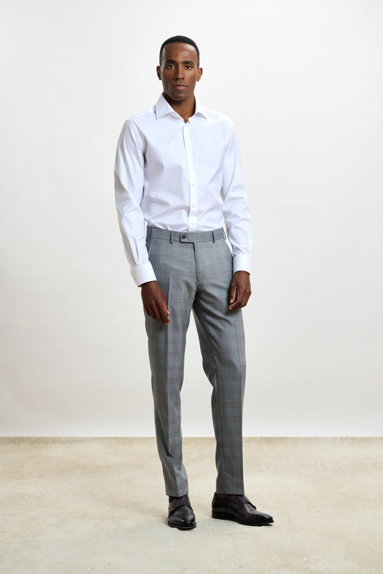 Soho Suit Sleek Light Grey Check - View 18