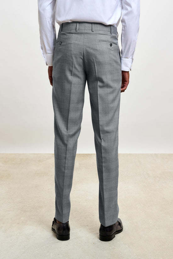 Soho Suit Sleek Light Grey Check - View 25