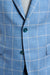 Soho Suit Sleek Light Blue Check - View 9