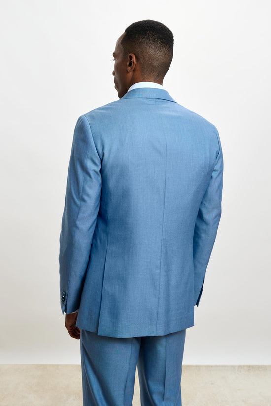 Soho Suit Sleek Plain Light Blue - View 7