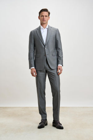 Kenton Suit Sleek Plain Light Grey - View 1