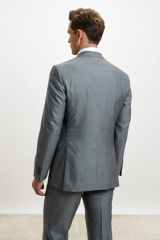 Kenton Suit Sleek Plain Light Grey - View 5