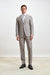 Kenton Suit Sleek Check Beige Turquoise - View 1