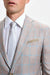 Kenton Suit Sleek Check Beige Turquoise - View 3