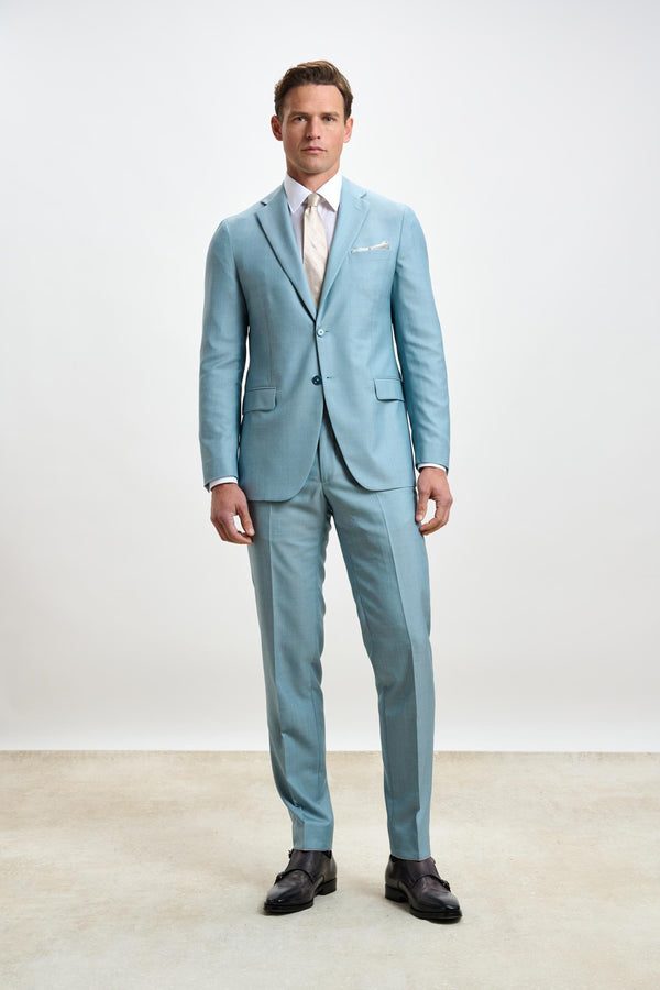 Mint Plain Kenton Suit Sleek