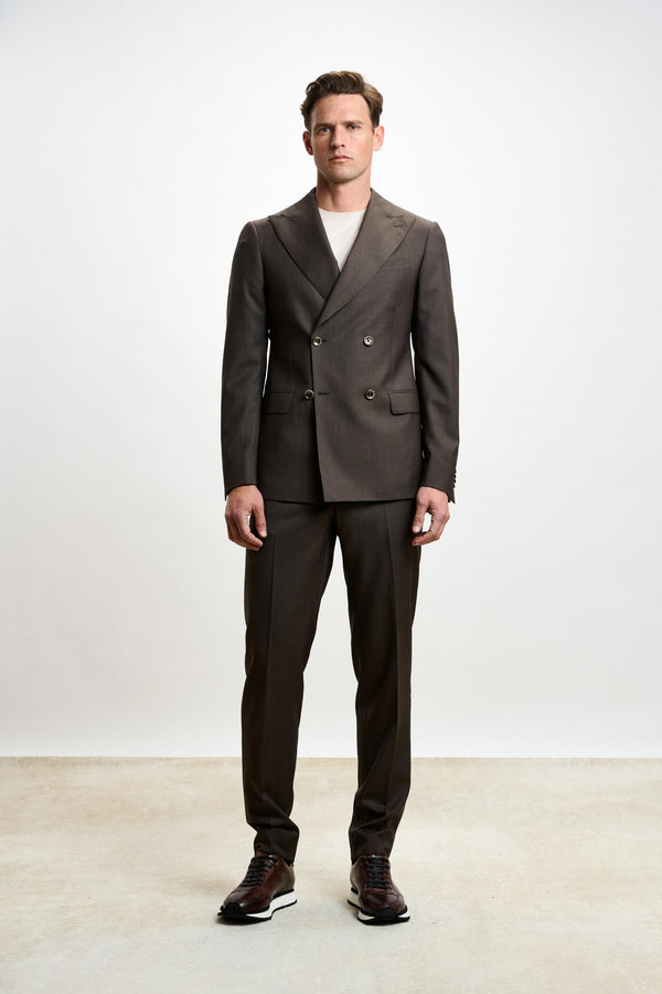 Solaro Dark Brown Soho Suit Image