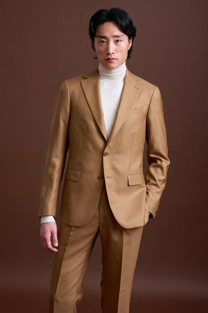Brown 100% Cashmere Soho Suit Golden Gate - View 2