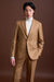 Brown 100% Cashmere Soho Suit Golden Gate - View 2