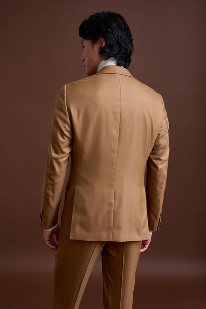 Brown 100% Cashmere Soho Suit Golden Gate - View 8