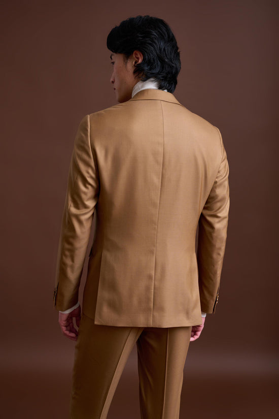 Brown 100% Cashmere Soho Suit Golden Gate - View 8