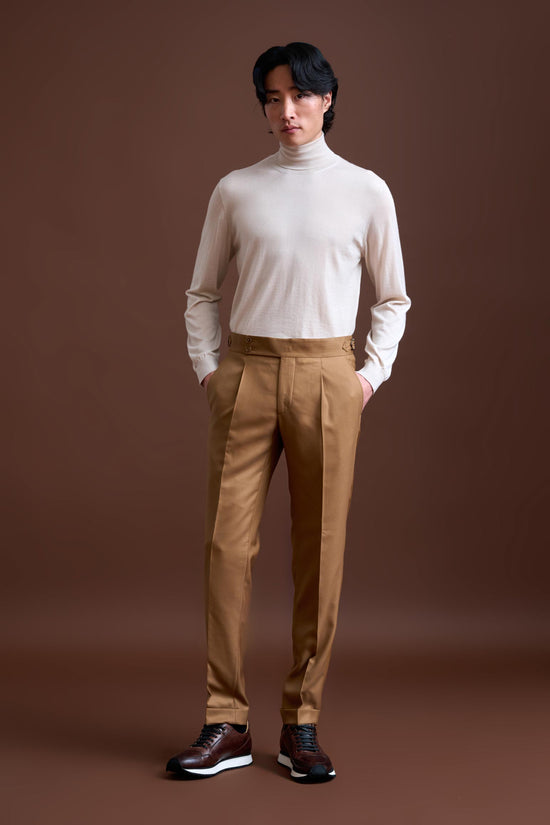 Brown 100% Cashmere Soho Suit Golden Gate - View 12