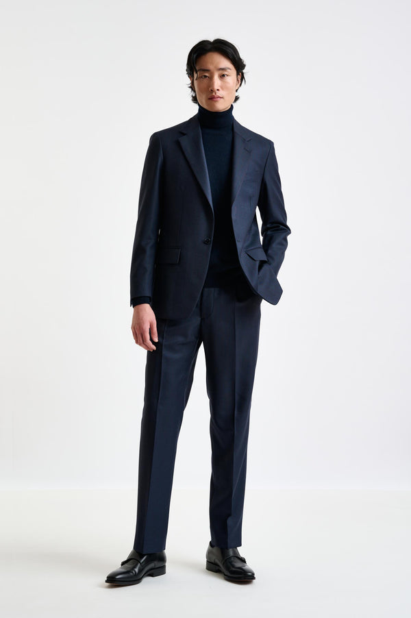 Traje Kensington De Lana Azul Tornado