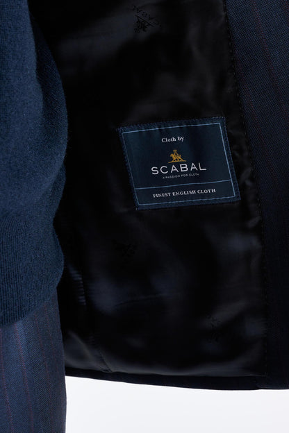 Blue Wool Kensington Suit Tornado - View 6