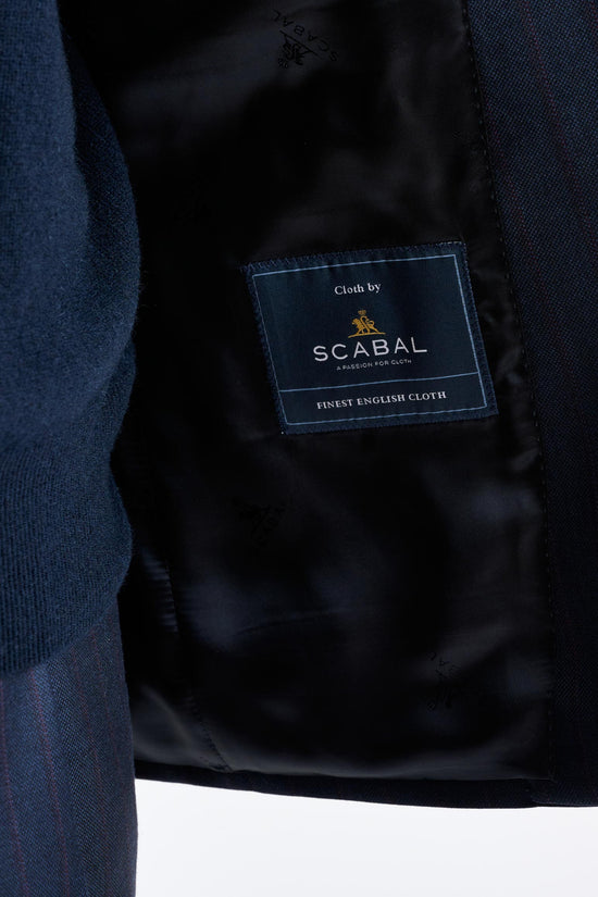 Blue Wool Kensington Suit Tornado - View 6