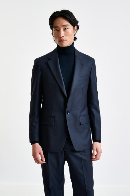Blue Wool Kensington Suit Tornado - View 7