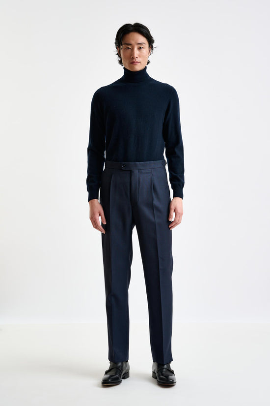 Blue Wool Kensington Suit Tornado - View 8