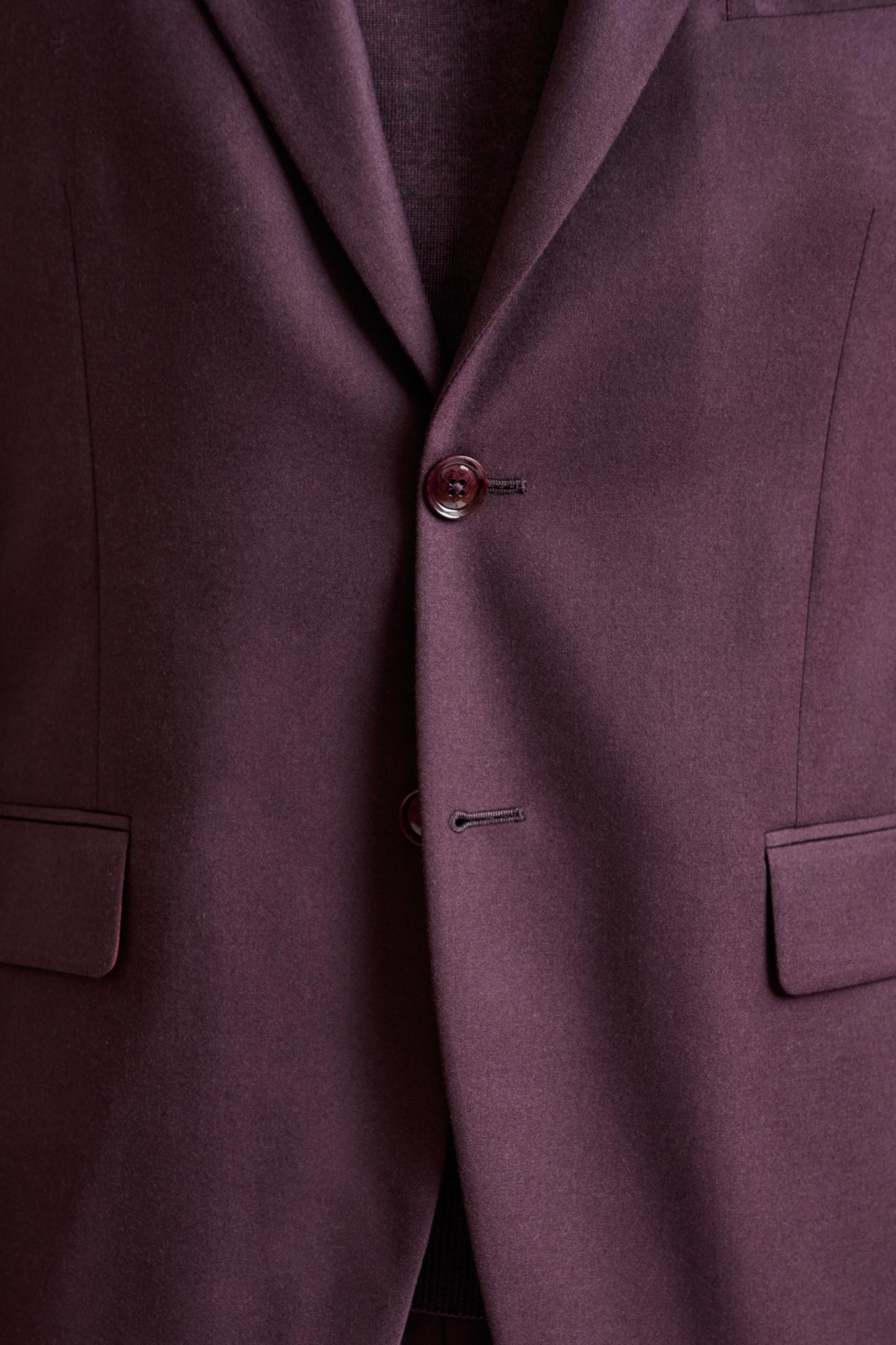 Red Super 160's Wool Kenton Suit Magus - View 4