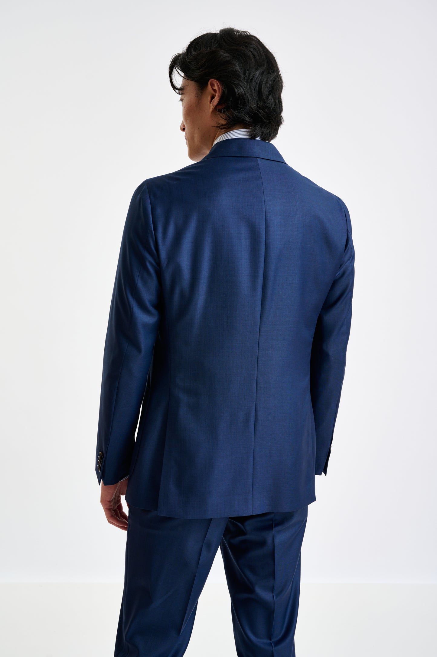 Blue Super 140's Wool & Cashmere Kenton Suit Triumph