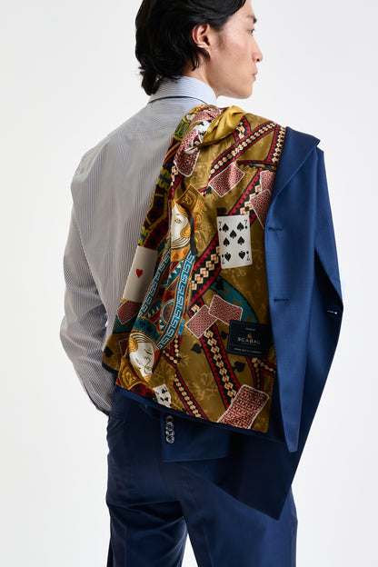 Blue Super 140's Wool & Cashmere Kenton Suit Triumph - View 8