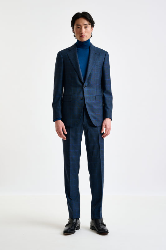 Traje Soho de lana azul Savile Row Classics